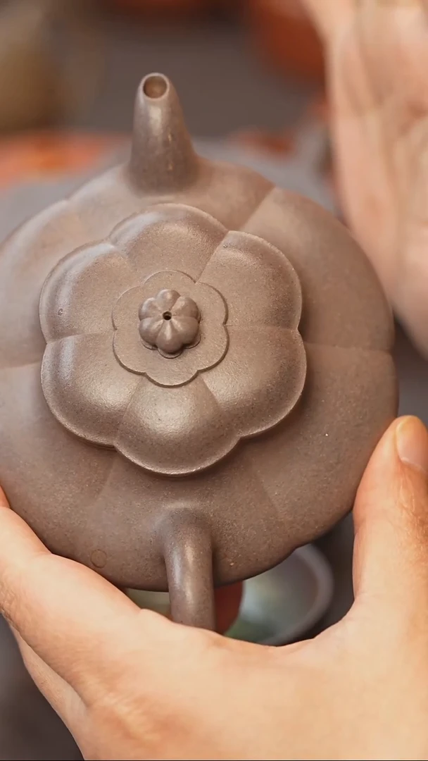 茶壶紫砂P***呀原矿高端紫砂--筋纹