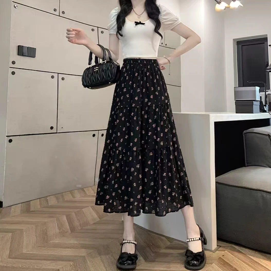 夏日新款碎花半裙4167