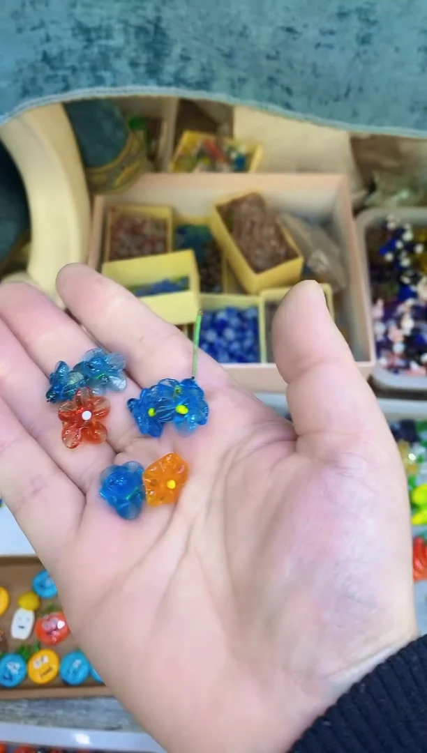 【闪购商品】琉璃手工艺品7个小花