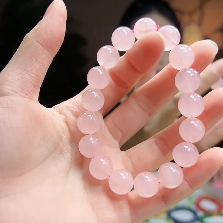 【睿泽鉴宝】粉晶手串 12mm JJT2025