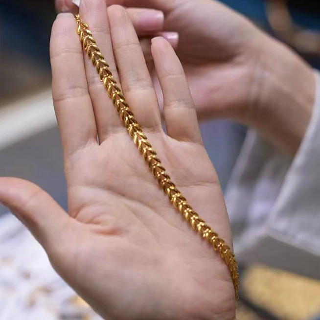 【巧玲专属】足金999麦穗手链 经典时尚百搭 5.45