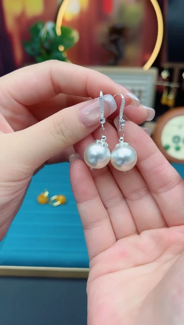 耳饰未镶嵌拼合珍珠（马贝珠）239000