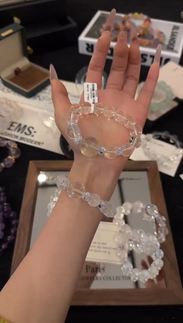 合金手链水晶白阿赛x3517