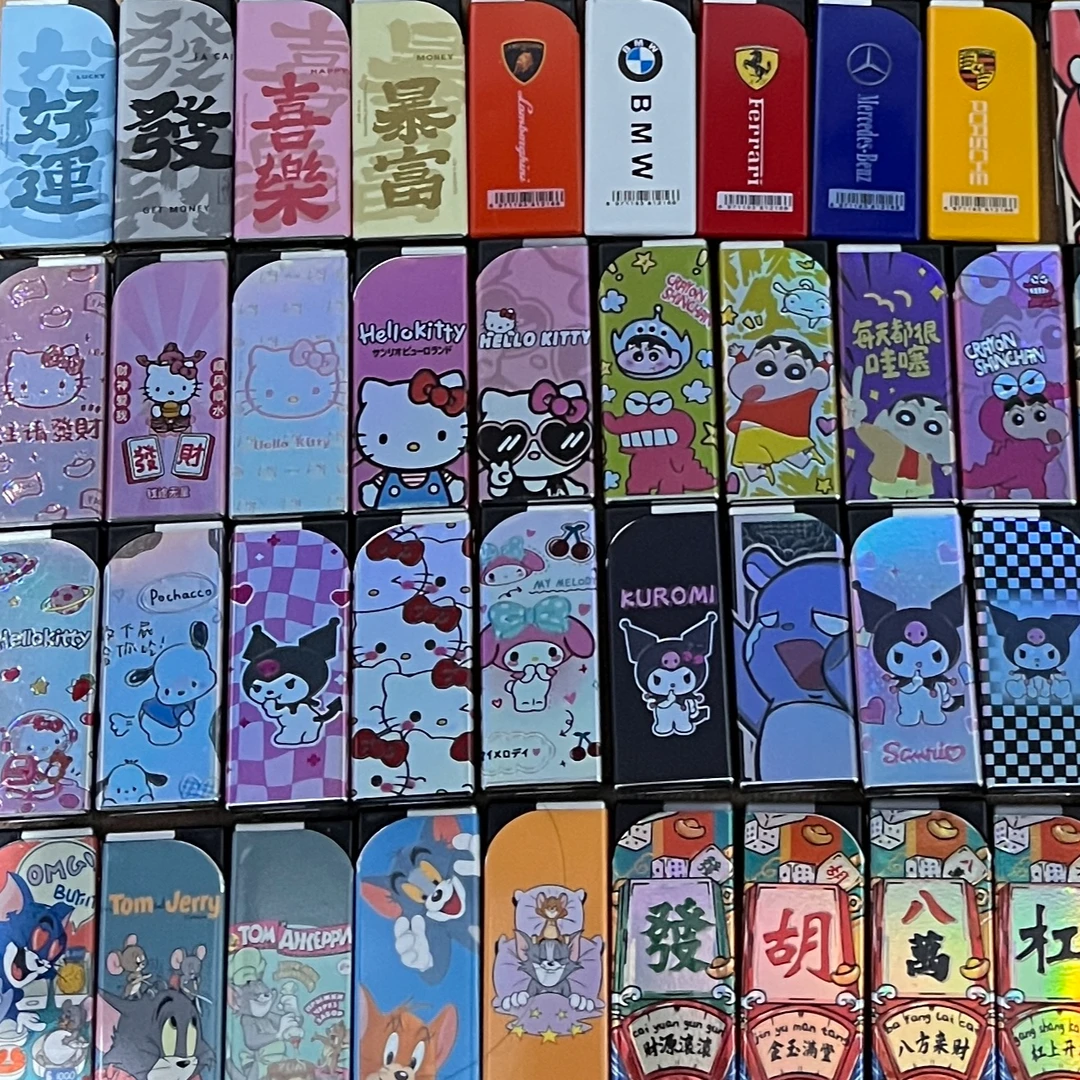 【团单】联系客服选款可爱卡通送男友送朋友金属蓝焰直冲防风打火机