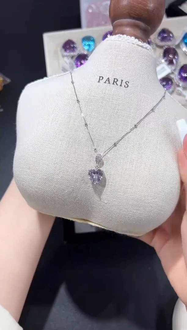 吊坠(不含链)银S925镶嵌水晶27p多样性发其一【1个】