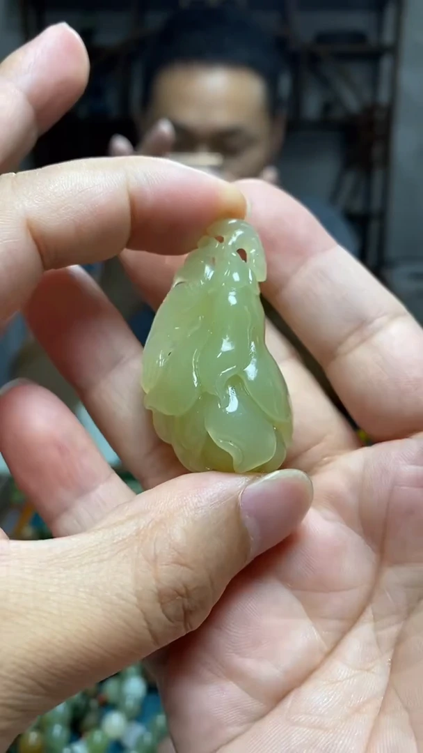 和田玉未镶嵌颈饰35