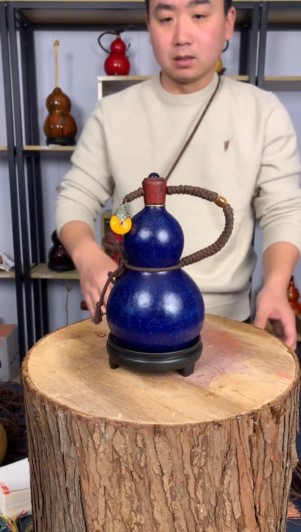 天然大漆酒葫芦一物一拍
