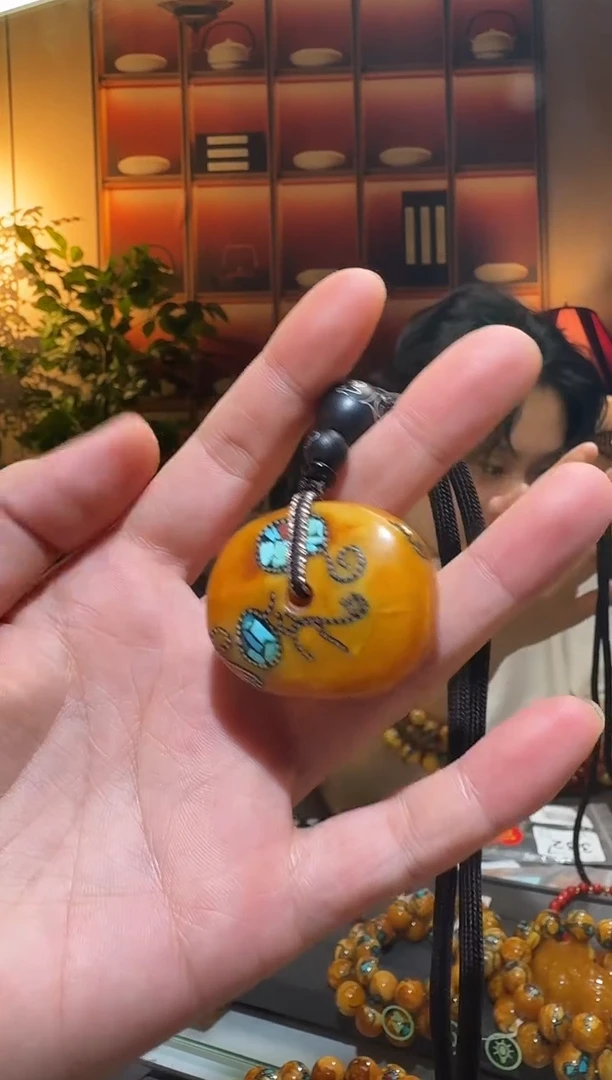 蜜蜡颈饰未镶嵌6567天然蜜蜡珠宝奇石
