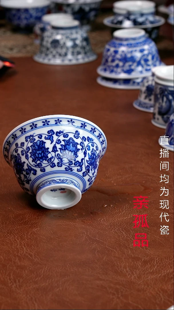 景德镇高端茶器墨奈纯手工手绘高端茶器