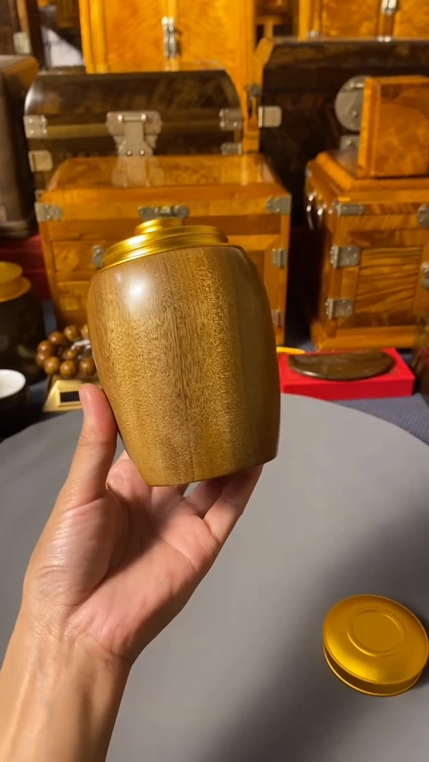 金丝楠小叶桢楠 茶叶罐