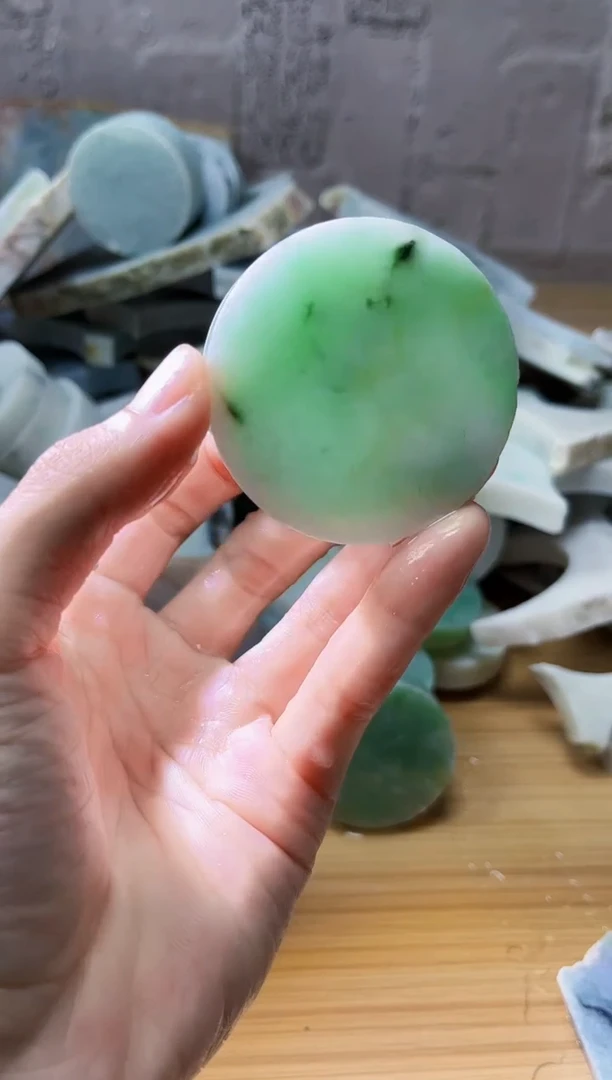 裸石翡翠翡翠a货正品玉石古陈442