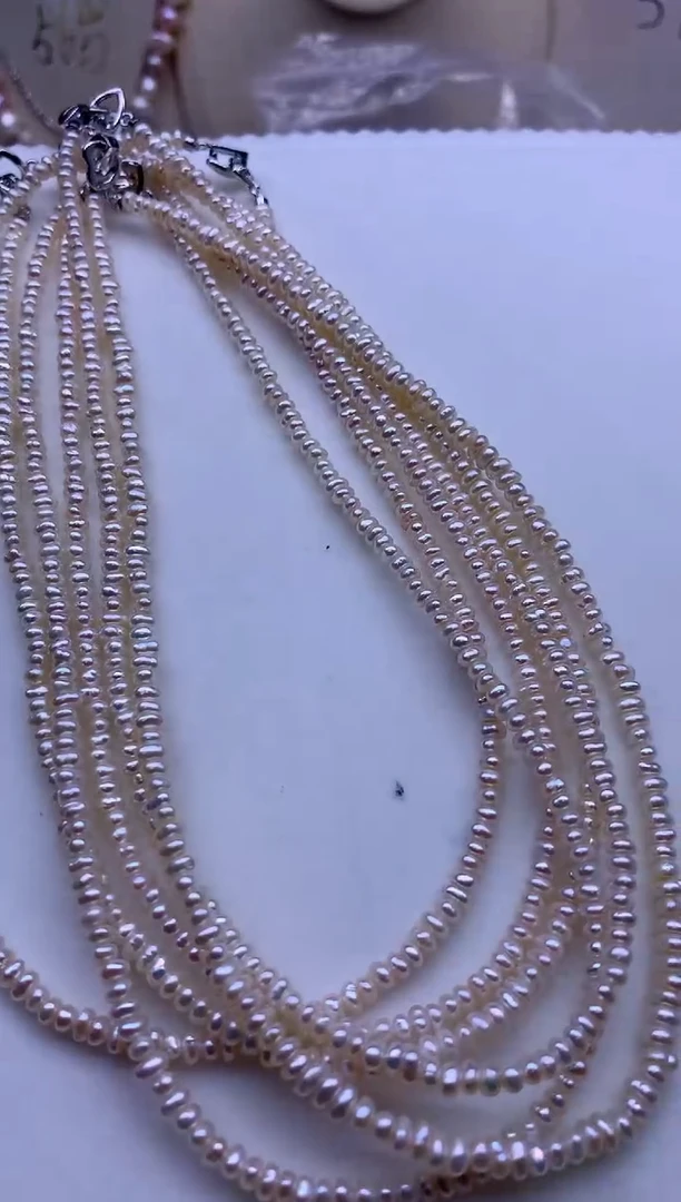 【闪购商品】淡水珍珠项链合金多发其一