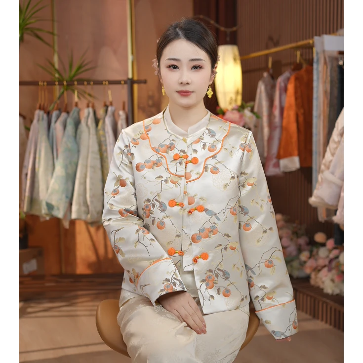 《归鸟 -外套》新中式提花复古国风休闲百搭高定上衣外套