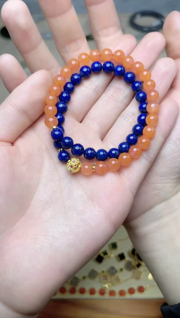 【闪购商品】南红玛瑙手串未镶嵌多圈手串06