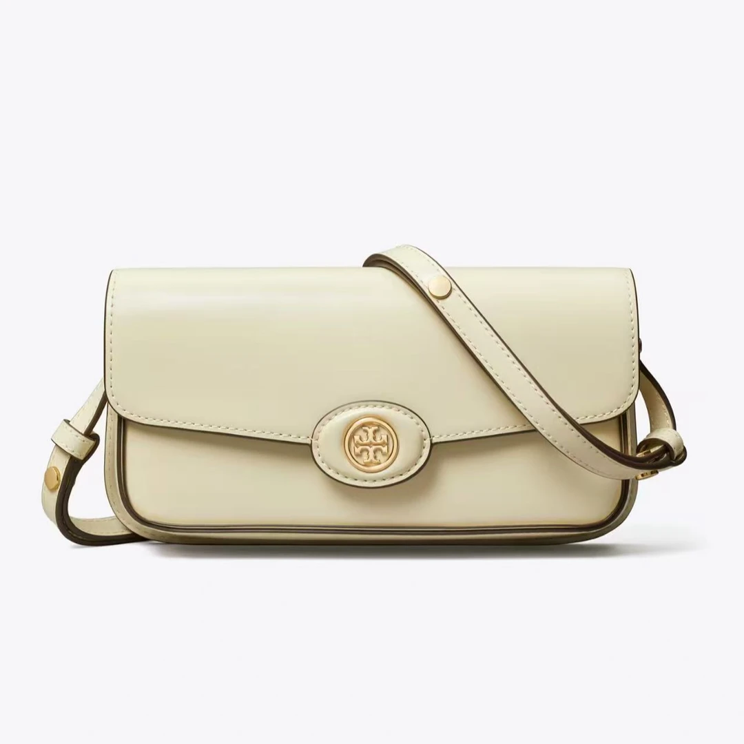 TORY BURCH/汤丽柏琦Robinson横版奶白豆腐包197865189701 22-10
