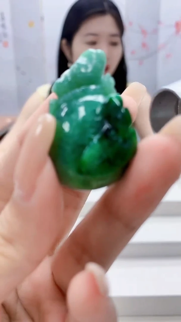 定制翡翠未镶嵌0405xx-毛货挂件17