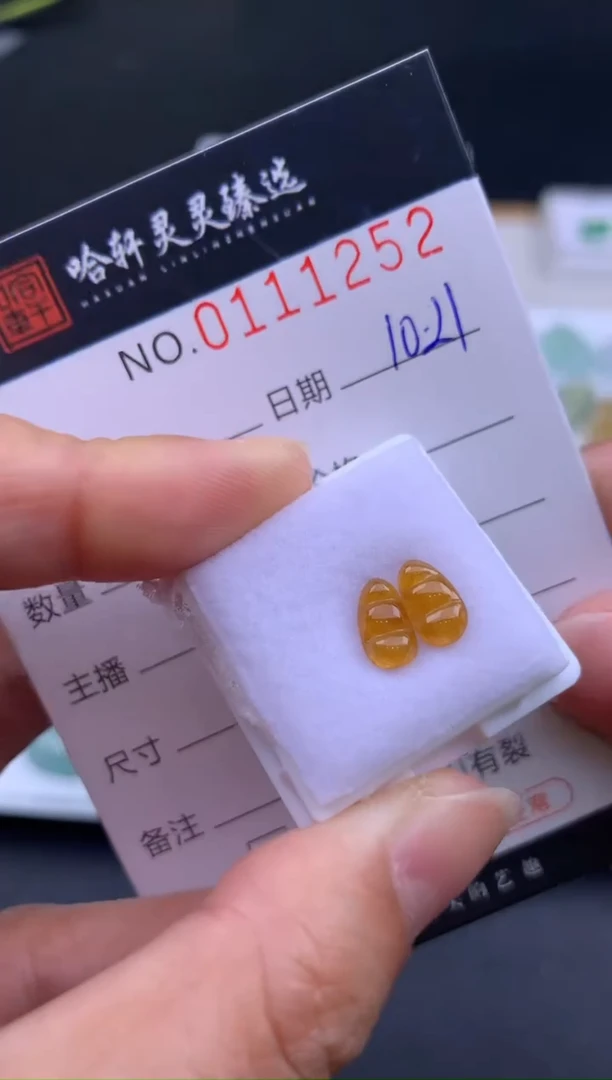 吊坠(不含链)未镶嵌翡翠 哈轩   裸石1套