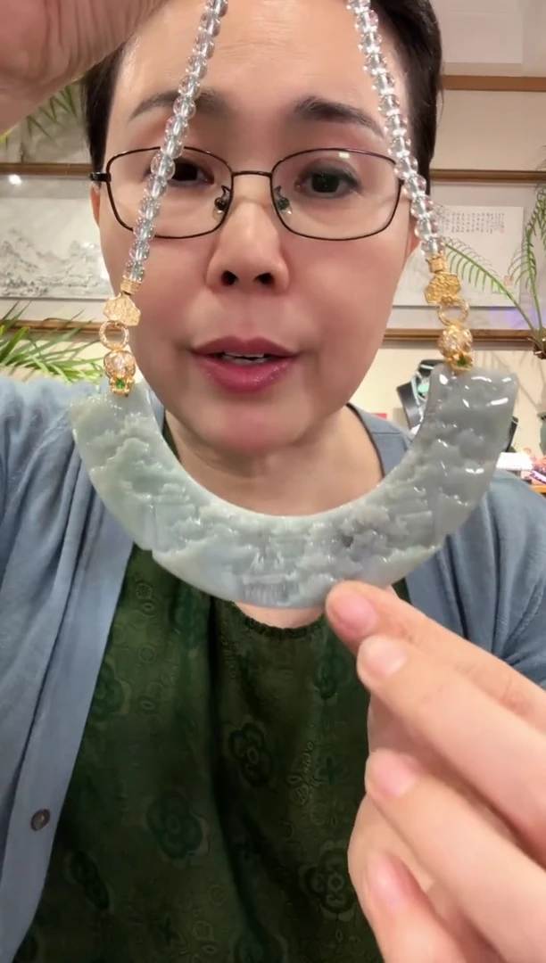 【闪购商品】翡翠颈饰未镶嵌国风