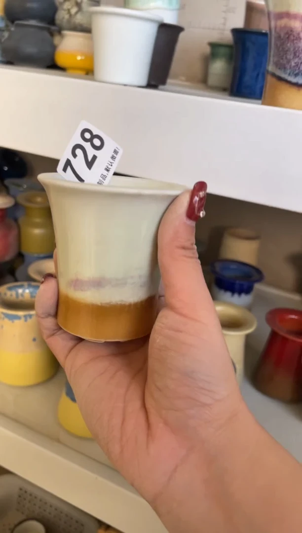 【闪购商品】摆件728手工花盆 默认微瑕