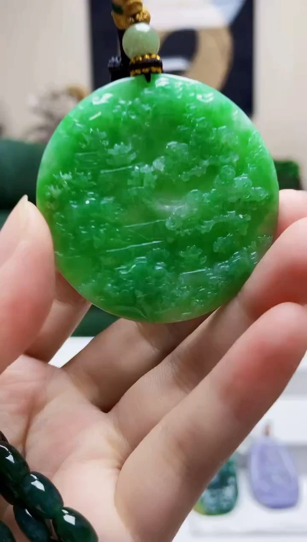 未镶嵌定制翡翠吊坠232