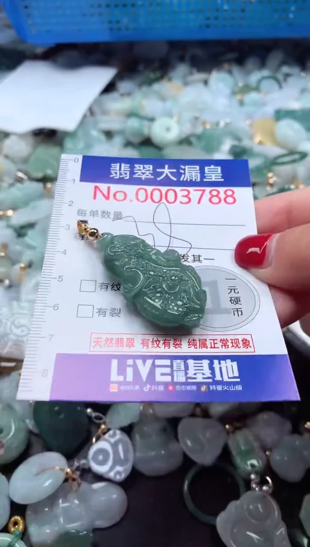 颈饰未镶嵌翡翠3788