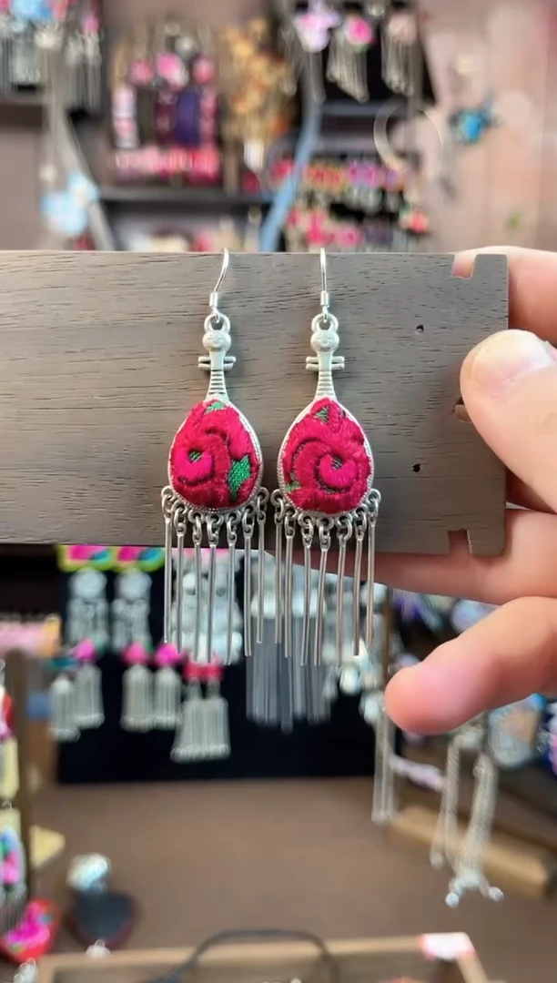 织绣 民族风手工非遗老绣饰品216