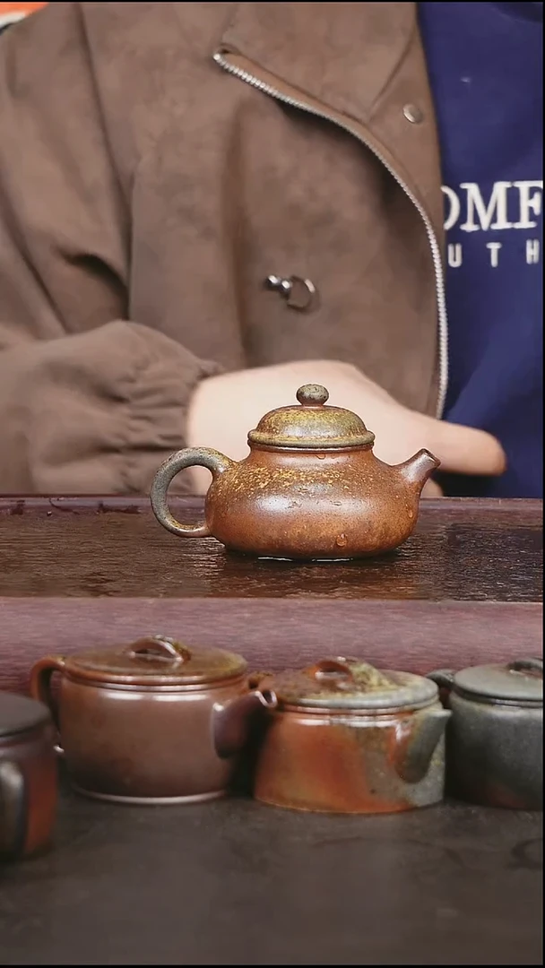 茶壶紫砂柴烧 荣天