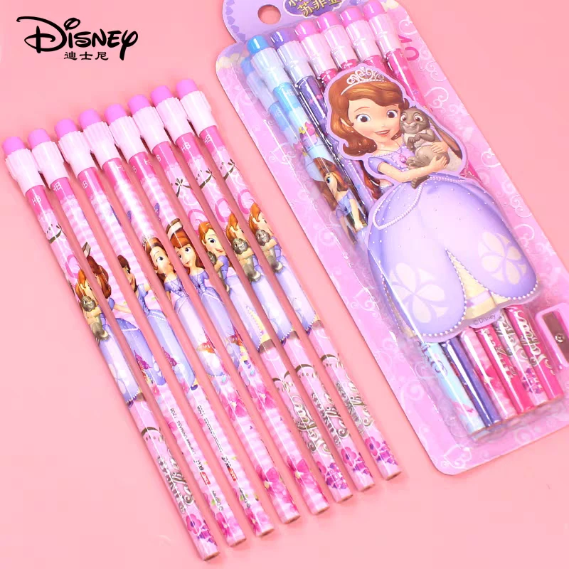 Disney/迪士尼DZZ迪士尼卡通铅笔HB安全100支装不断铅小学生专用