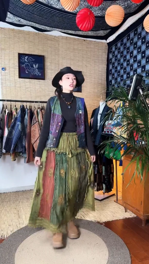 【闪购商品】设计师款刺绣裙子