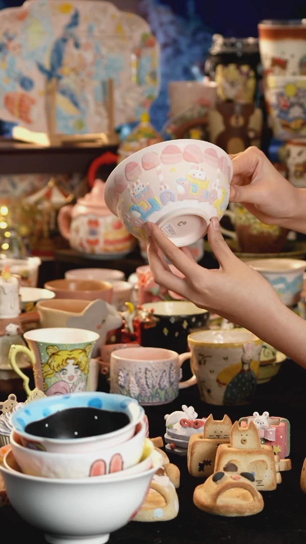 其他陶景德镇釉下彩手绘设计师款陶瓷