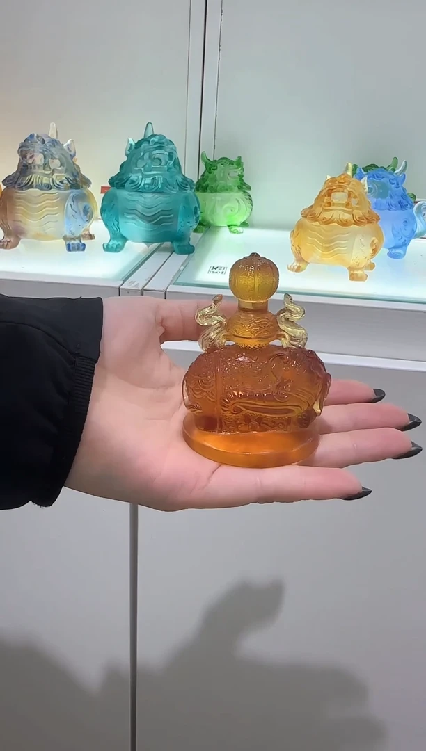 手工艺品琉璃太平有象