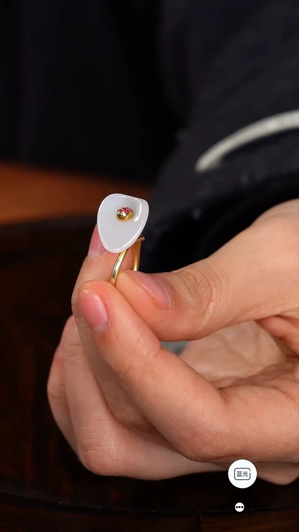 未镶嵌和田玉把件007【防拍】戒指