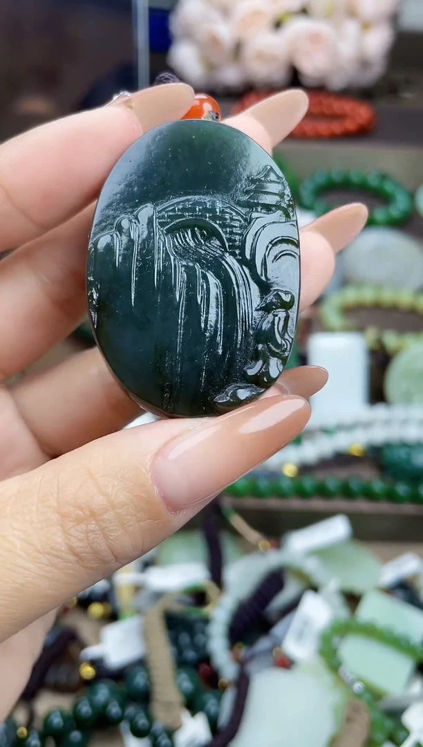 颈饰未镶嵌和田玉未镶嵌和田玉多样性吊坠拍一发一