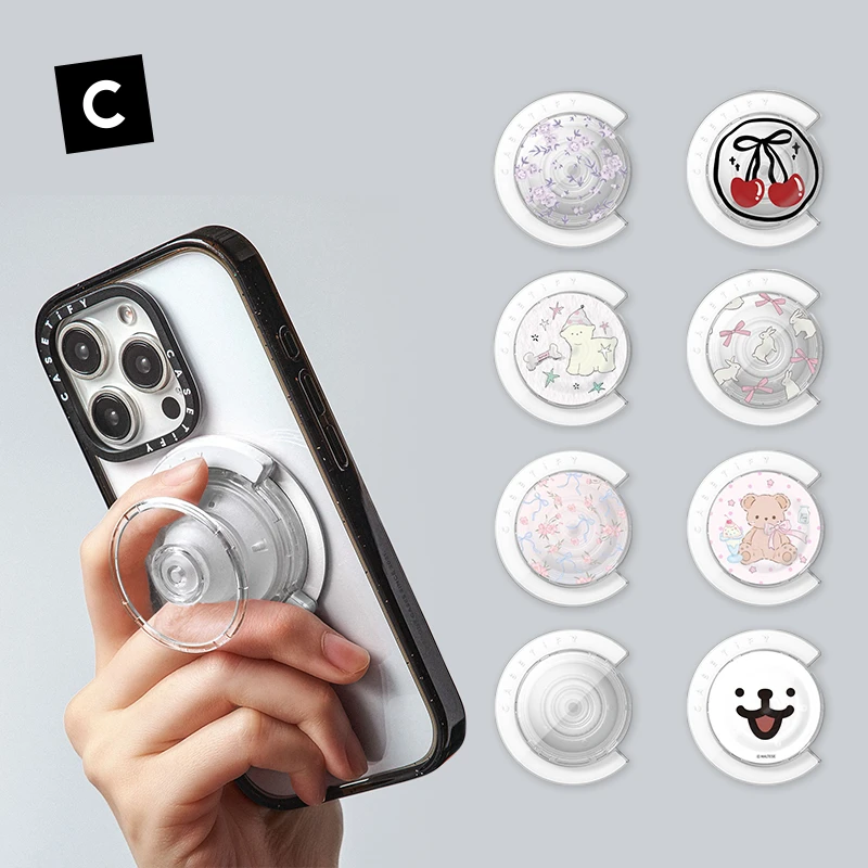 CASETiFY 透明3D气囊支架 MagSafe磁吸支架新