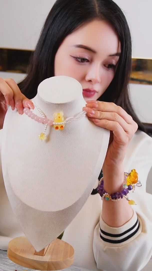 【闪购商品】琥珀手链未镶嵌蜜蜡小熊手链