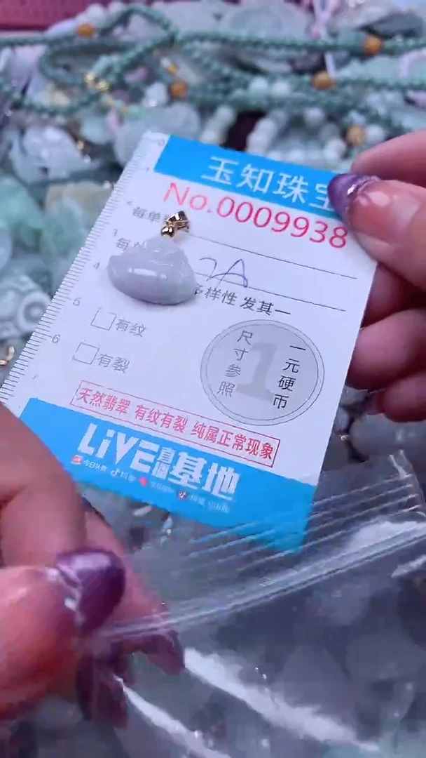 翡翠未镶嵌吊坠(不含链)9938