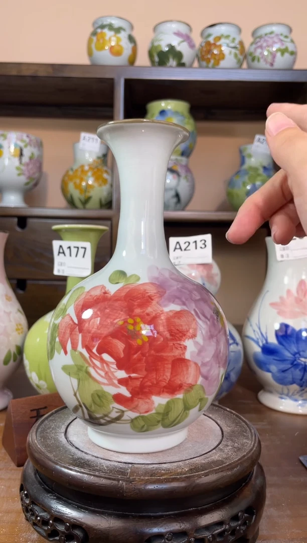 瓶景德镇手绘陶瓷花瓶 源头工厂