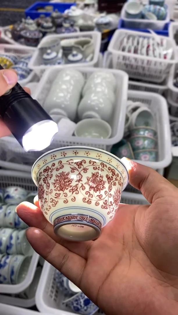 摆件陶景德陶瓷茶具容量约80