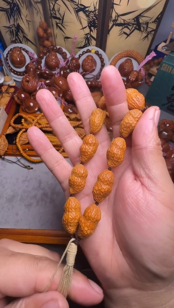 手串橄榄核花生一串