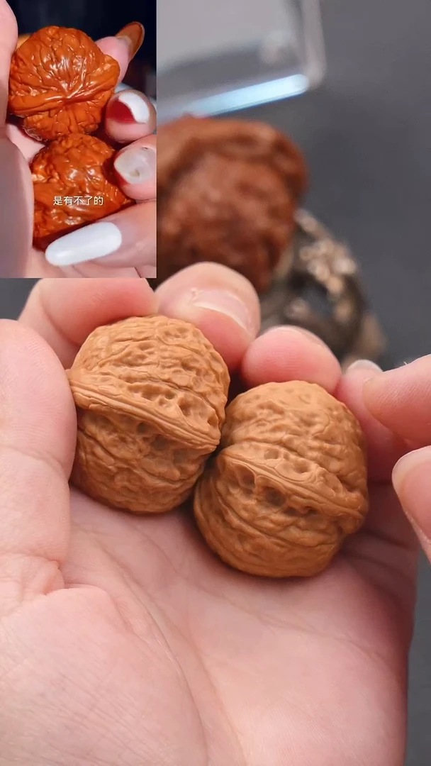 【闪购商品】文玩核桃吊坠36蟒皮球夜明珠