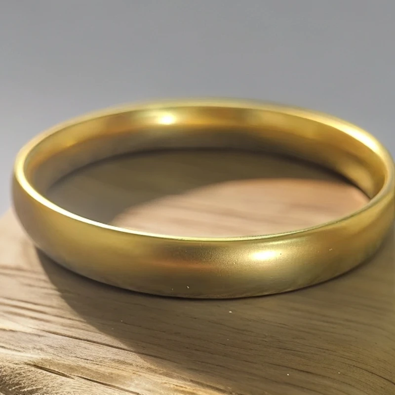 全总好物999--古法-10mm素版宽手镯D06 ZN