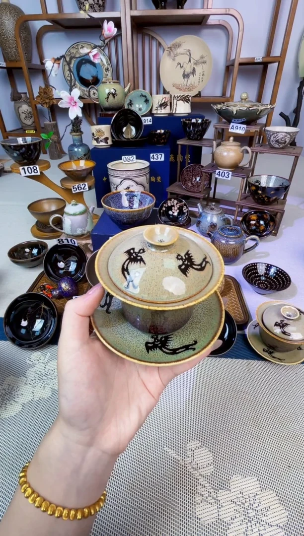 【特价微微瑕】非遗大师手工高温瓷特价款