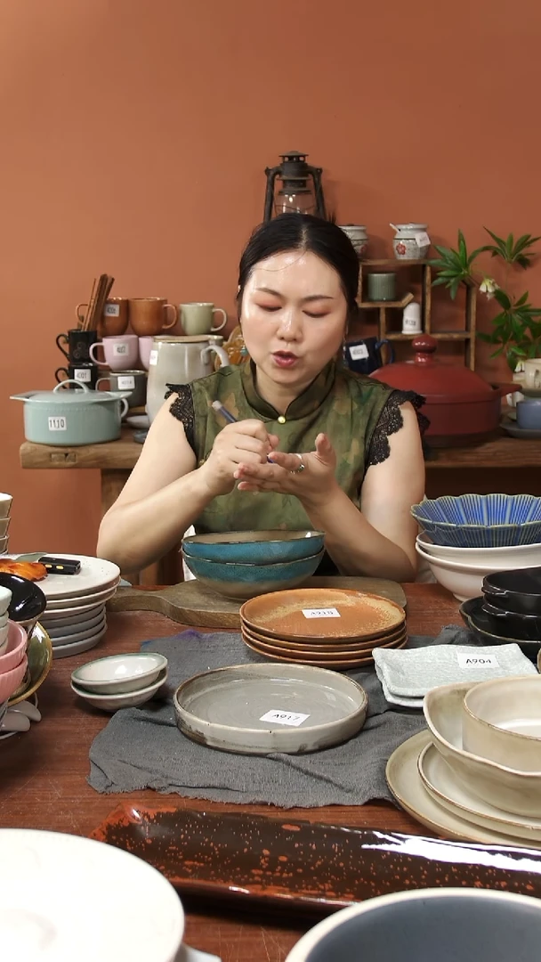 陶瓷A919陶瓷碗2件套微瑕