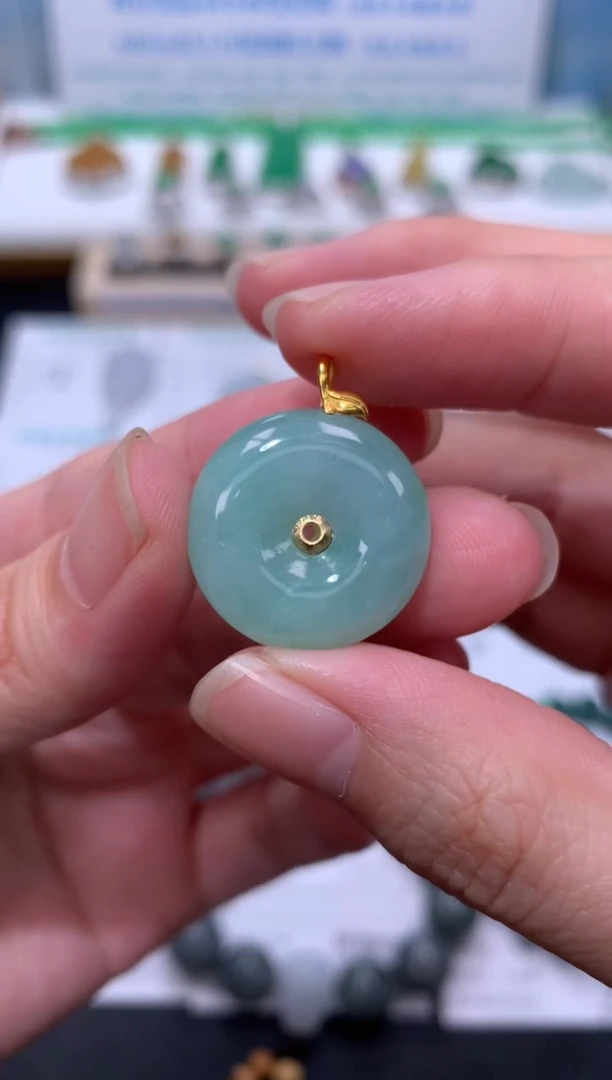 定制翡翠18K金镶嵌模式推广期48小时鉴赏期