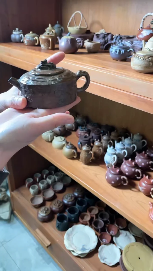 【闪购商品】紫砂茶壶柴烧观山壶