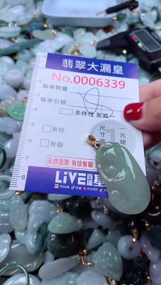 颈饰未镶嵌翡翠6339