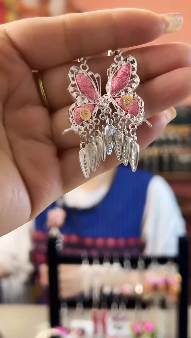 织绣艺枝独绣老绣饰品539