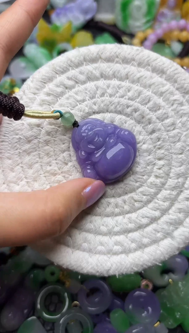 颈饰未镶嵌翡翠缅甸翡翠吊坠