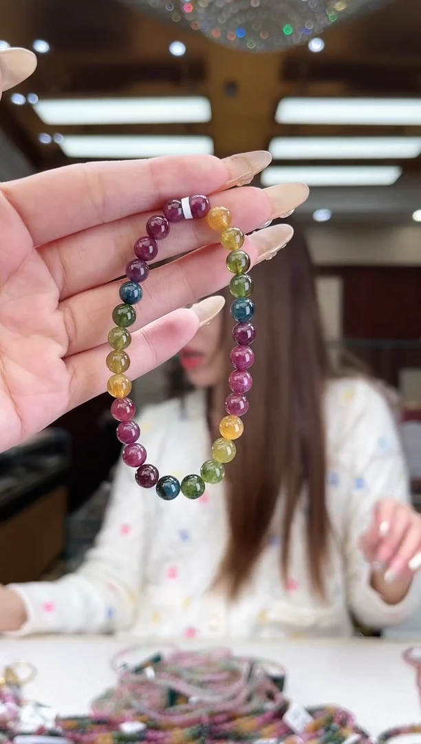 【闪购商品】碧玺/未镶嵌6mm+碧玺单圈多样性发货54