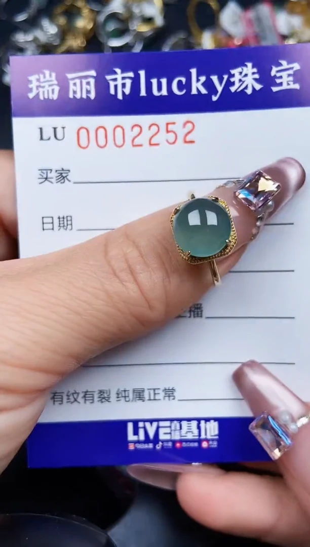 翡翠银S925镶嵌颈饰2252